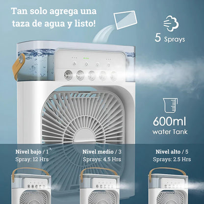 AirFlex® - Ventilador Portátil Con Humificador